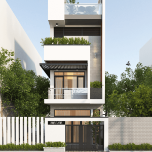 Thiết Kế Nhà Phố 4 Tầng Thoáng Đãng – Đón Nắng Sớm, Gửi Gắm Bình Yên